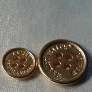 New! Ralph Lauren Engraved Ralph Lauren Gold Buttons